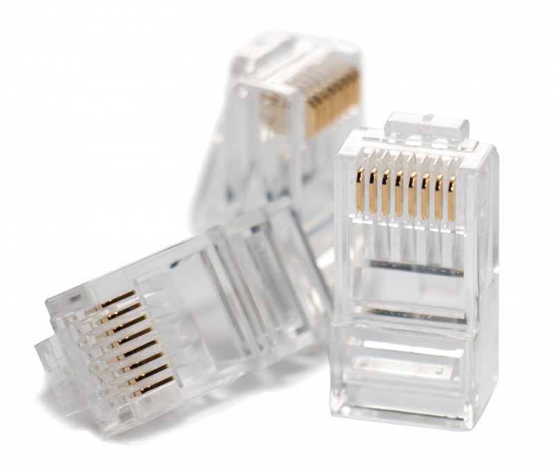 Hikvision DS-1M5EUA-15U/100PCS RJ45 csatlakozó